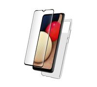 Pack di protezione per Galaxy A03s anti-urto in TPU e vetro dello schermo 9H