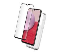 Pack di protezione per Galaxy A14 4G/5G Cover in TPU e vetro dello schermo