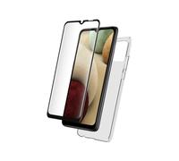 Pack di protezione per Oppo A12 anti-urto in TPU e vetro 9H Screen Glass