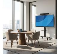 Pack di videoconferenza MTR Windows Poly per Huddle Room Kit MTR Windows con Poly Studio V12, controller touch G9 Plus, display da 43”, supporti