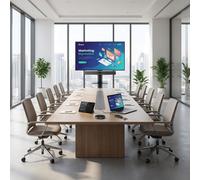Pack di videoconferenza MTR Windows Yealink per sala grande Kit MTR Windows con MVC S50-C5U-000, PA20, microfono VCM36-W, display iiyama 75”, supporto