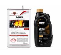 Pack Diesel 2-EHN 99.9% 5L + Evinrude XD100 1L Olio Marino Booster Cetano