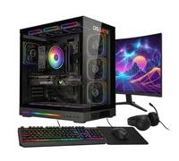 Pack DSGate PC Gamer Cloud LCD V - Ryzen 7 7700X - GeForce RTX 5070 12 GB - 32 GB DDR5 - SSD 1 TB - Windows 11 + Schermo 24,5 165 Hz + Combo G-LAB - Assemblato in Francia - Nouvo