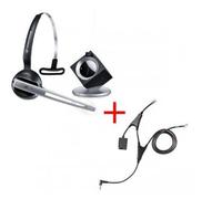 Pack EPOS DW Pro 1 Lync + EHS Snom Pack cuffia wireless per fisso e PC con sollevatore elettronico per telefoni Snom.
