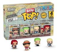Pack Funko Bitty Pop! One Piece 4 mini figurine vinile 2,3 cm con astuccio Chase