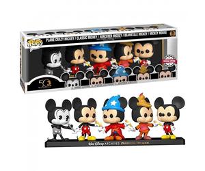 Pack Funko Pop Disney Archives Premium Mickey Mouse 5 figurine