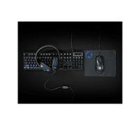 Nedis Kit combo di gioco | 5-in-1 | Tastiera, Cuffia, Mouse e Mouse Pad | Nero | QWERTY | Disposizione degli Stati Uniti