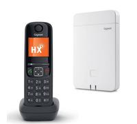 Pack Gigaset N670 DECT IP + Gigaset AS690HX Set con pratico telefono cordless e terminale DECT IP che supporta fino a 20 utenti, ideale per ampliare