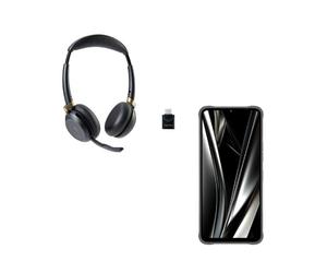 Pack Hammer Blade VA 5G + Cleyver Nomad 95 UC Headset Pacchetto professionale con smartphone rugged 5G e headset UC modulare, ideale per comunicazioni