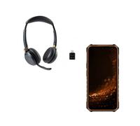 Pack Hammer Iron V Arancione + Cleyver Nomad 95 UC Headset Pacchetto professionale con smartphone robusto e headset UC modulare, ideale per