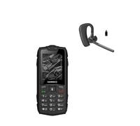 Pack Hammer Rock 2G + Cleyver Nomad UC Teléfono 2G resistente con certificado IP68, linterna, cámara trasera y auricular Bluetooth multipunto (30 m),