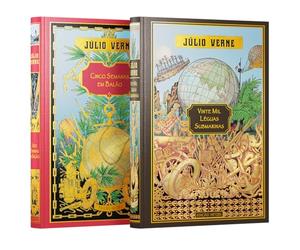 Pack I: Julio Verne. Contém 2 livros: Vinte mil léguas submarinas. Cinco semanas em balão