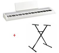 Pack Korg B2 blanc - Piano numérique 88 notes + Stand en X