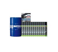 Pack Liqui Moly-Aceite Motore HC Sintetico 10w-40 (1x Tanica 60l) + Pulisci