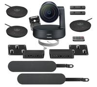 Pack Logitech Rally Plus completo Pack completo Logitech Rally Plus + Mic Pod + kit di montaggio + cavo di estensione