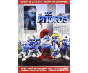 Pack Los Pitufos 3D + Muñeco (Edición Especial) (Import Dvd) (2011) Personajes