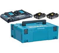 PACK MAKITA ÉNERGIE 18 V LI-ION (2 BATTERIES 5 AH + 1 CHARGEUR DOUBLE) AVEC COFFRET MAKPAC-197629-2