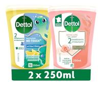 Pack No Touch Recharges Sapone Liquido - Acqua di Rosa & Burro di Karité + Limone - 2 x 250 ml