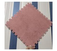 Pack Of 10 Interlocking Foam Carpet Tiles Multicolor 12x12 Inches(Light Red)