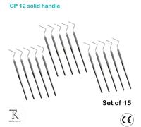Pack Of 15 - Diagnostica Strumenti CP # 12 Solid Marking Probes Odontoiatria New