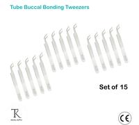 Pack Of 15 - Ortodonzia Strumenti MOLAR BONDING FIXATION TWEEZER Odontoiatria CE