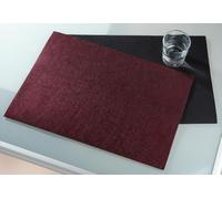 Pack of 16 Placemat, rectangular, Felt, black, PU 16, L. 30 cm, W. 45 cm