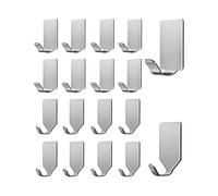 Pack Of 18 Towel Hooks, Self-adhesive Towel Holder Without Drilling, Stainless Gift