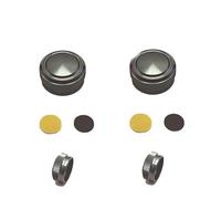 Pack of 2 Fishing Reel Metal Nut Brake Knob Baitcasting Bolt for Shimano for SLX SLXDC Replace Parts (Grey 2pcs)