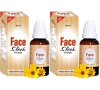 Pack of 2, Homeopathic Face Sleek Drops - 2.02Fl Oz / 30ml X 2