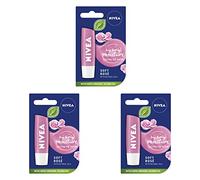 Pack of 3, Nivea Lip Care Balms, Please Choose Your Option - Pacchetto di 3, Nivea Lip Care Balm, Si prega di scegliere la vostra opzione (Confezione da 3, Rosa morbida)