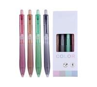 Pack Of 4 0. Noiseless Tap Pencils Smooth Toner Technology Quiet Writing Tool For Office School Library Use Noise Complimentary Writing Pen For Office Study