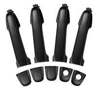 Pack of 4 Exterior Door Handles Compatible with Toyota Camry 2012 2013 2014 2015 2016 2017,Replaces 6921106090,Black