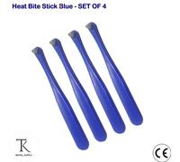 Pack Of 4 - Ortodonzia Strumenti Spingibande e Adattatori Heat Bite Stick Blue