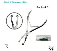 Pack Of 5 - Conservativa Odontoiatria Crown Remover Plier Corone Strumenti Nuovo