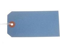 Pack Of 50 x Blue Strung Tags Tickets Luggage Labels 120 x 60mm