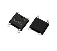 (Pack of 50pcs) ASEMI ABS10 Mini Surface Mount Bridge Rectifier Diode ABS10 1A/1000V for Led…