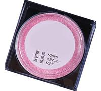 Pack of 50pcs High Efficiency Organic Microporous Filter Membranes for Water Filtrations with 0.22um/0.45um Pore Size Microporous Filter Membrane