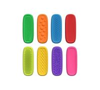 Pack Of 8 Colorful Worry Stone for Kids with Unique Textures Stress Reduce Tools for Autisms And Hand Relaxing