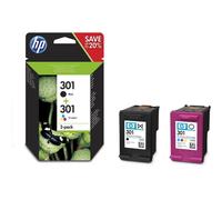 PACK ORIGINALE 301BK + 301C N9J72A CARTUCCIA ORIGINALE STANDARD 301 CH561EE + CH