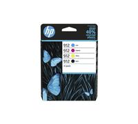 HP Confezione da 4 cartucce di inchiostro nero, ciano, magenta, giallo originali 912