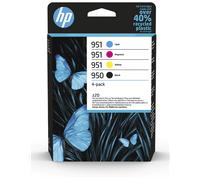 PACK ORIGINALE 950 951 6ZC65AE PER PRO8100 PRO8600E PRO8600PLUS 4 CARTUCCE 950BK
