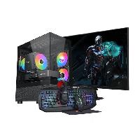 Pack PC Gamer SAMURAI A58X RTX56 - Ryzen 7 5800X - GeForce RTX 5060 8GB GDDR7 - WaterCooling 240mm - 32 Go DDR4 - SSD NVMe 1 To - Schermo 27 QHD - Windows 11 Pro - WiFi - Periferiche - Garanzia 36 mes