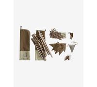 Pack picchetti e pali Nordisk Ydun Mini marrone cioccolato