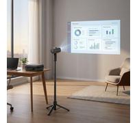 Pack Proiettore JMGO Picoplay+ Pacchetto completo con proiettore portatile Full HD, powerbank, treppiede e valigetta, progettato per proiezioni mobili