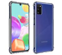 Pacco Protezione Samsung Galaxy A41 Custodia Flessibile + Vetro Temperato Chiaro