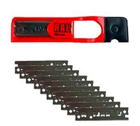 Pack RALI di 10 Lame da 48 mm in Cromo per Pialle 105/220/260 | Reversibili a Doppio Taglio, Non Serve Affilarle | per Pialla da Falegname o Carpentiere