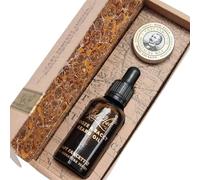 Pack Regalo Aceite y Cera Bigote Ricki Hall Booze & Baccy Captain Fawcett