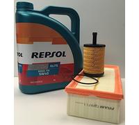 Pack Repsol elite TDI 5w40 505 01 + filtro olio e aria compatibile motori TDi
