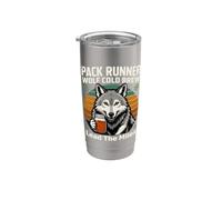 Pack Runner Wolf Cold Brew Lead the Miles Bicchiere termico in acciaio inox doppia parete