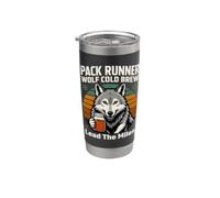 Pack Runner Wolf Cold Brew Lead the Miles Bicchiere termico in acciaio inox doppia parete